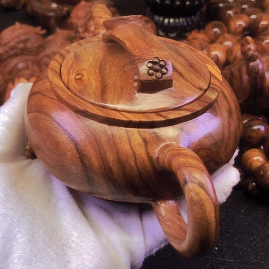 黄花梨/降香黄檀手串/手链山**梦茶壶