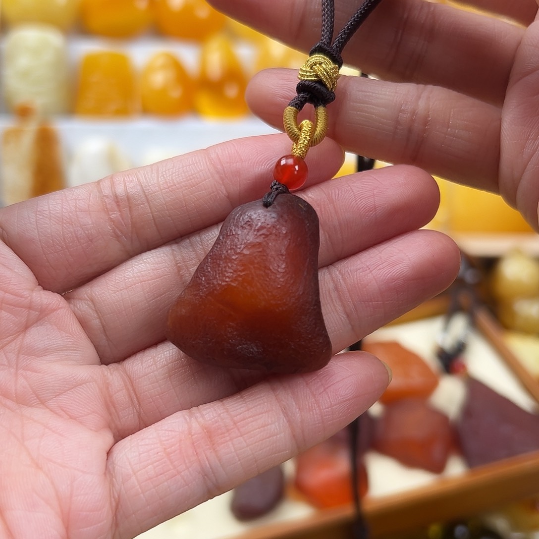 蜜蜡颈饰未镶嵌蜜蜡