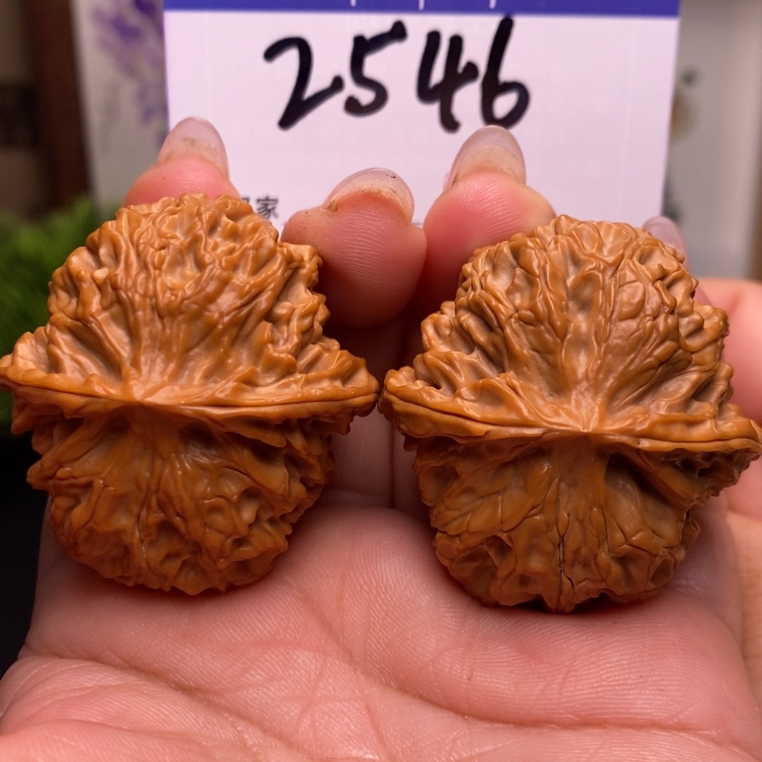 文玩核桃吊坠苹果园。边40。丹。全品