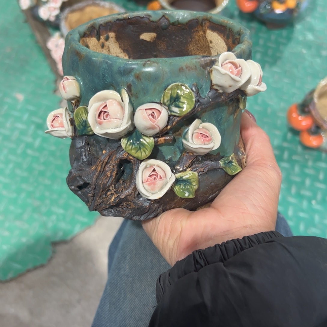 29 号陶然花器手工花盆