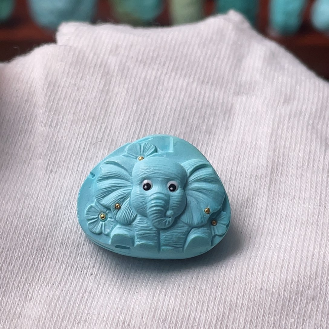 绿松石珠宝奇石未镶嵌