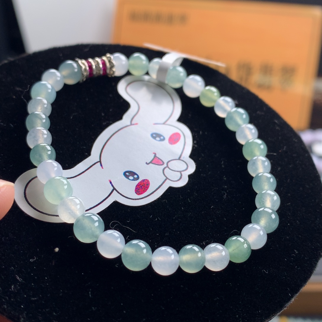翡翠未镶嵌手链卡6