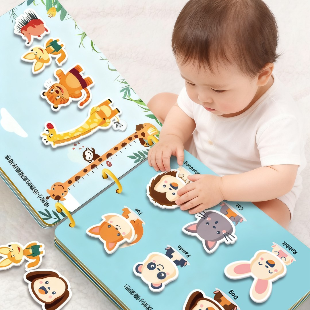 安静书手撕书撕撕书早教魔术贴宝宝幼儿园儿童益智趣味启蒙玩具