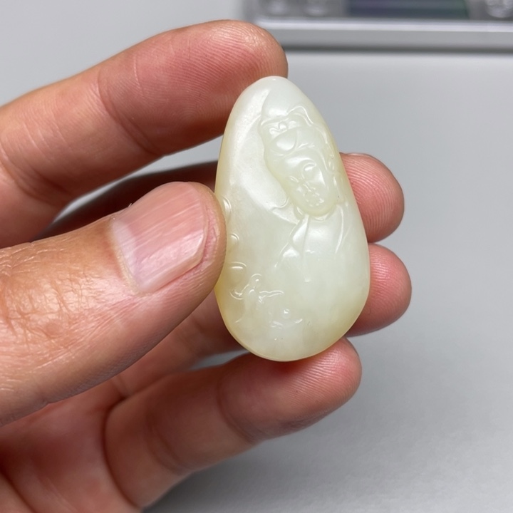 和田玉吊坠(不含链)未镶嵌@***行