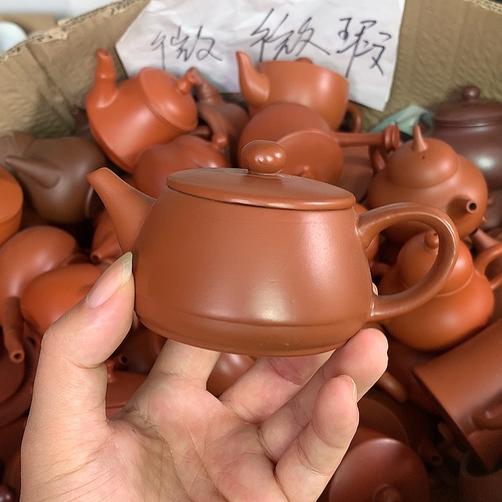 紫砂茶壶原矿朱泥茶壶茶具家用140