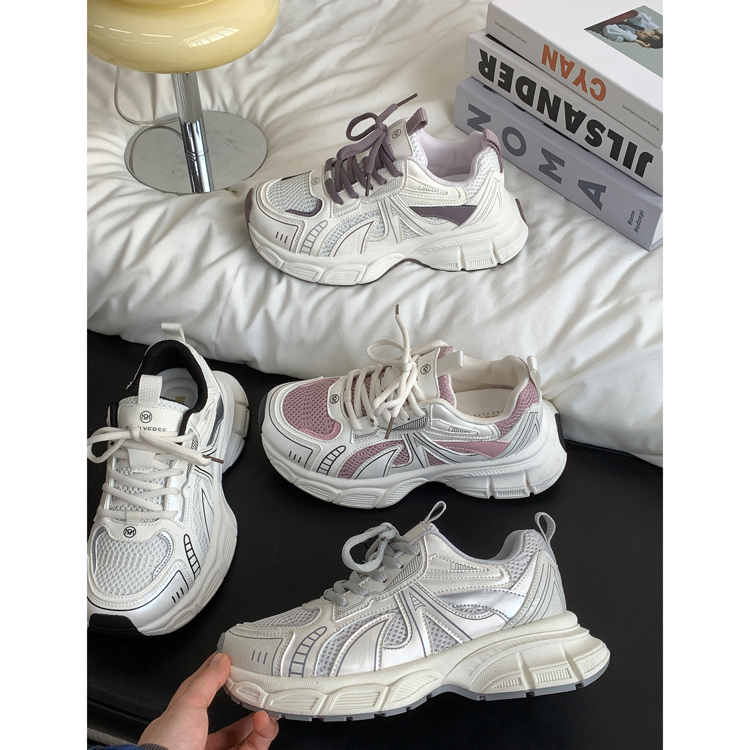 【双网/单网】新款质感网面轻薄透气老爹鞋跑步韩版时尚百搭休闲ins