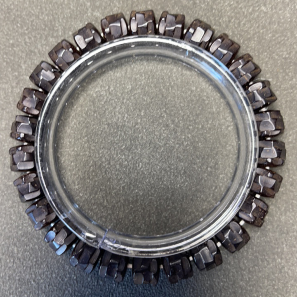 印尼原生态精工椰蒂9*8干将椰蒂手串单圈