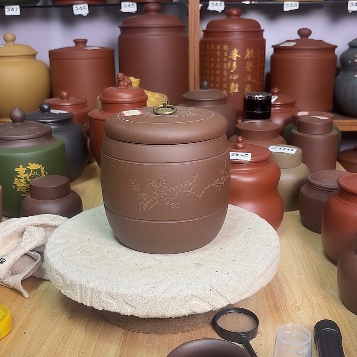 紫砂茶叶罐一斤半茶叶罐