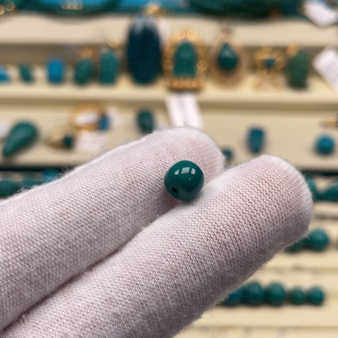 未镶嵌绿松石珠宝奇石飛