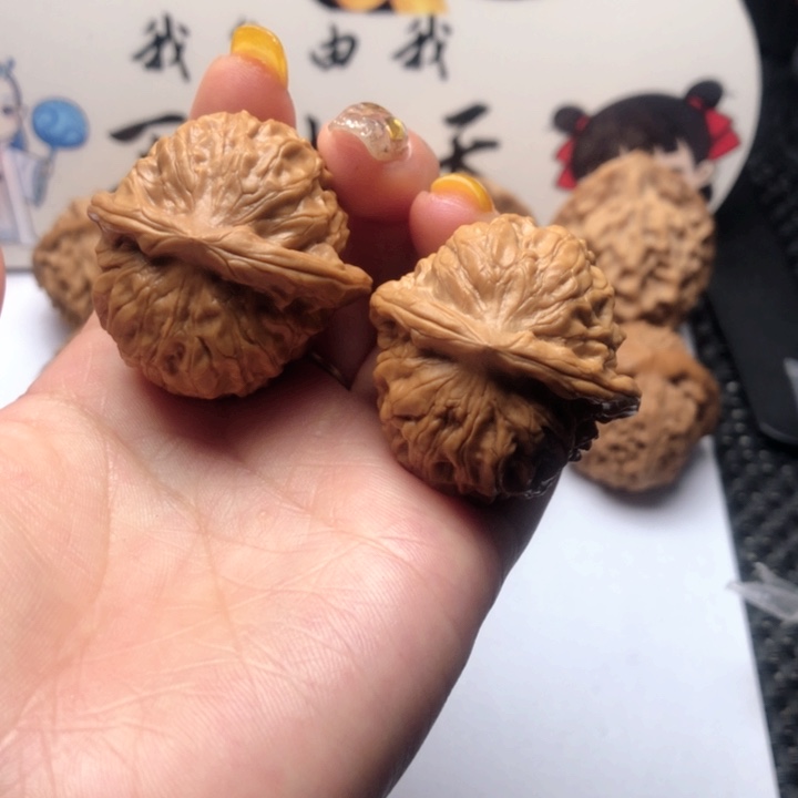 文玩核桃吊坠石门元宝36