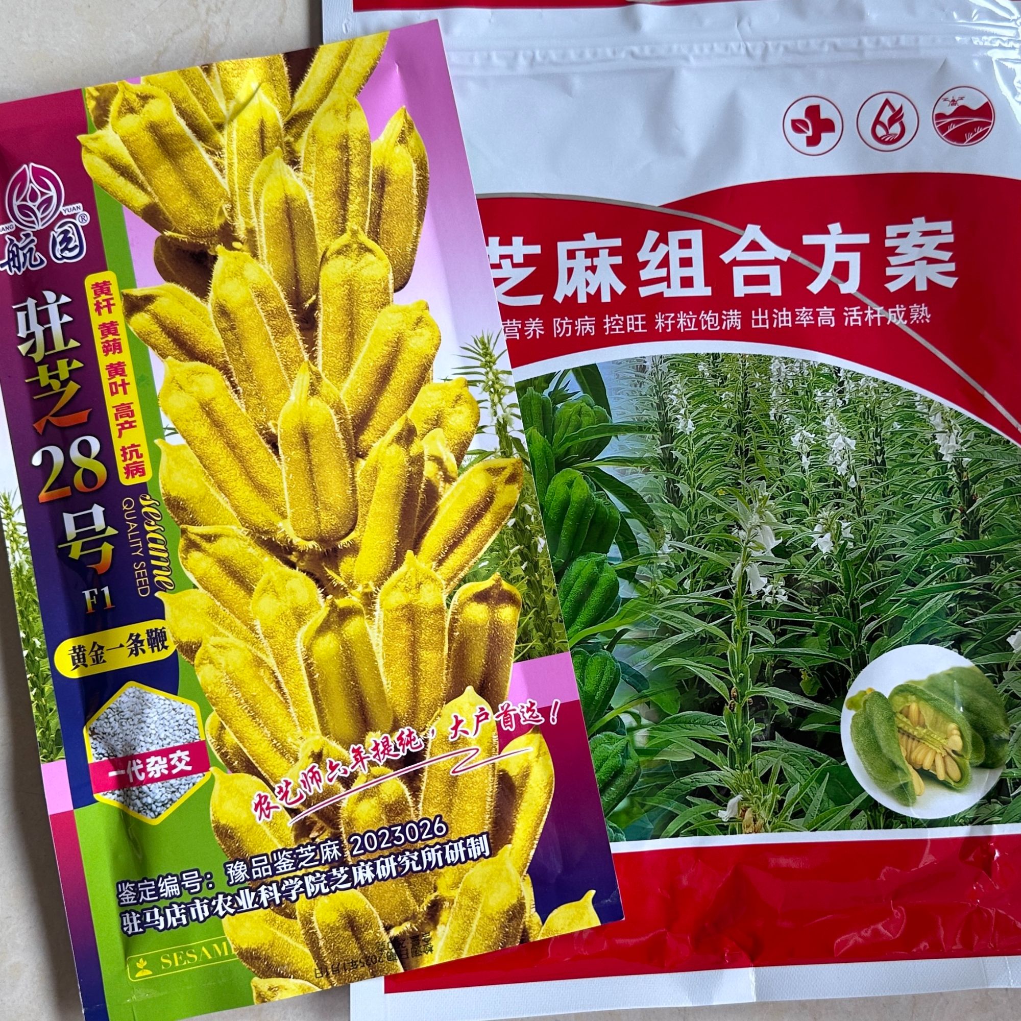 三遍高产芝麻助长套餐+驻芝28芝麻播种方法正宗芝麻种子