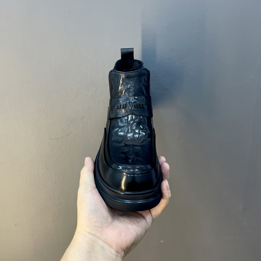 棉 W高端品质纯皮时尚休闲男鞋64580-1