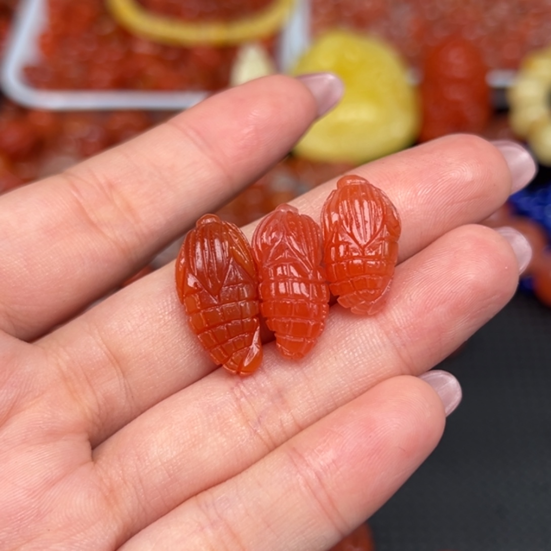 南红玛瑙未镶嵌吊坠(不含链)
