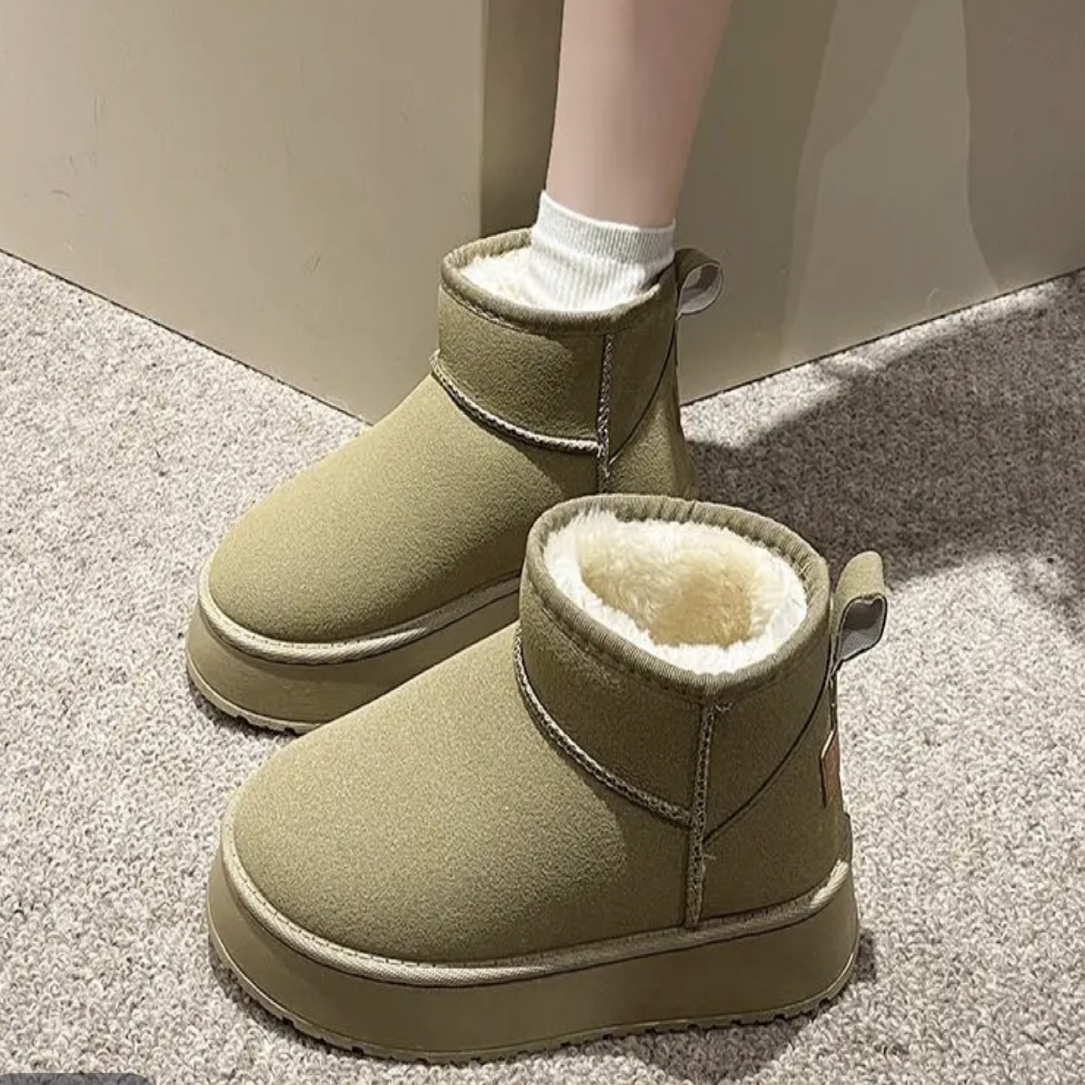 厚底保暖百搭时尚雪地靴