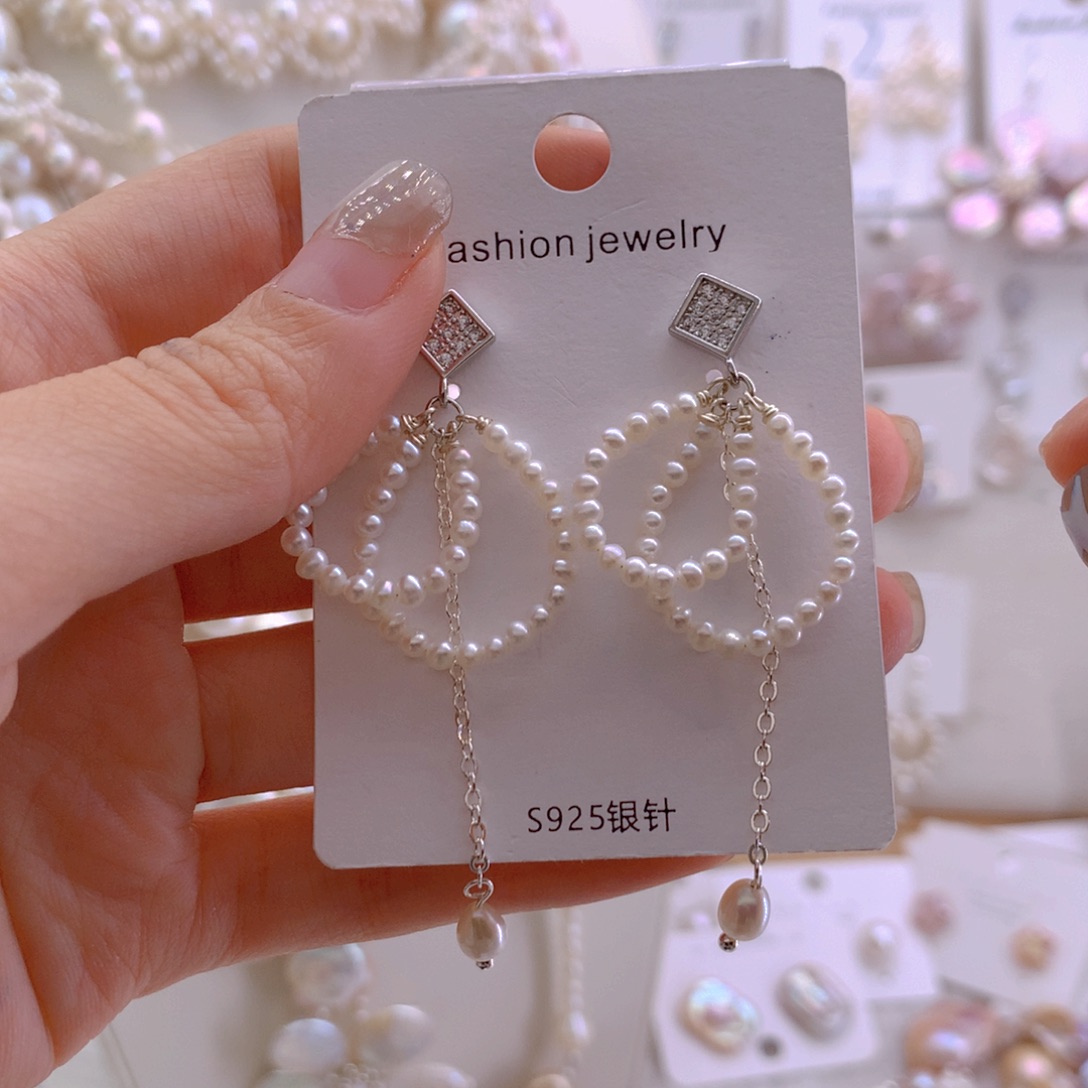 养***爱戒指随机淡水珍珠未镶嵌