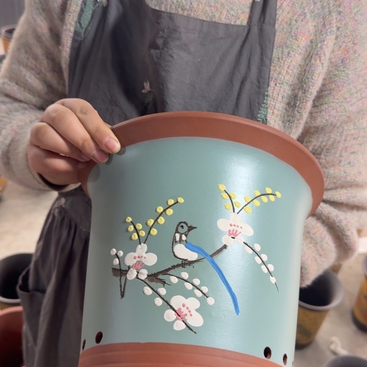 紫砂花盆紫砂花盆口径25/22