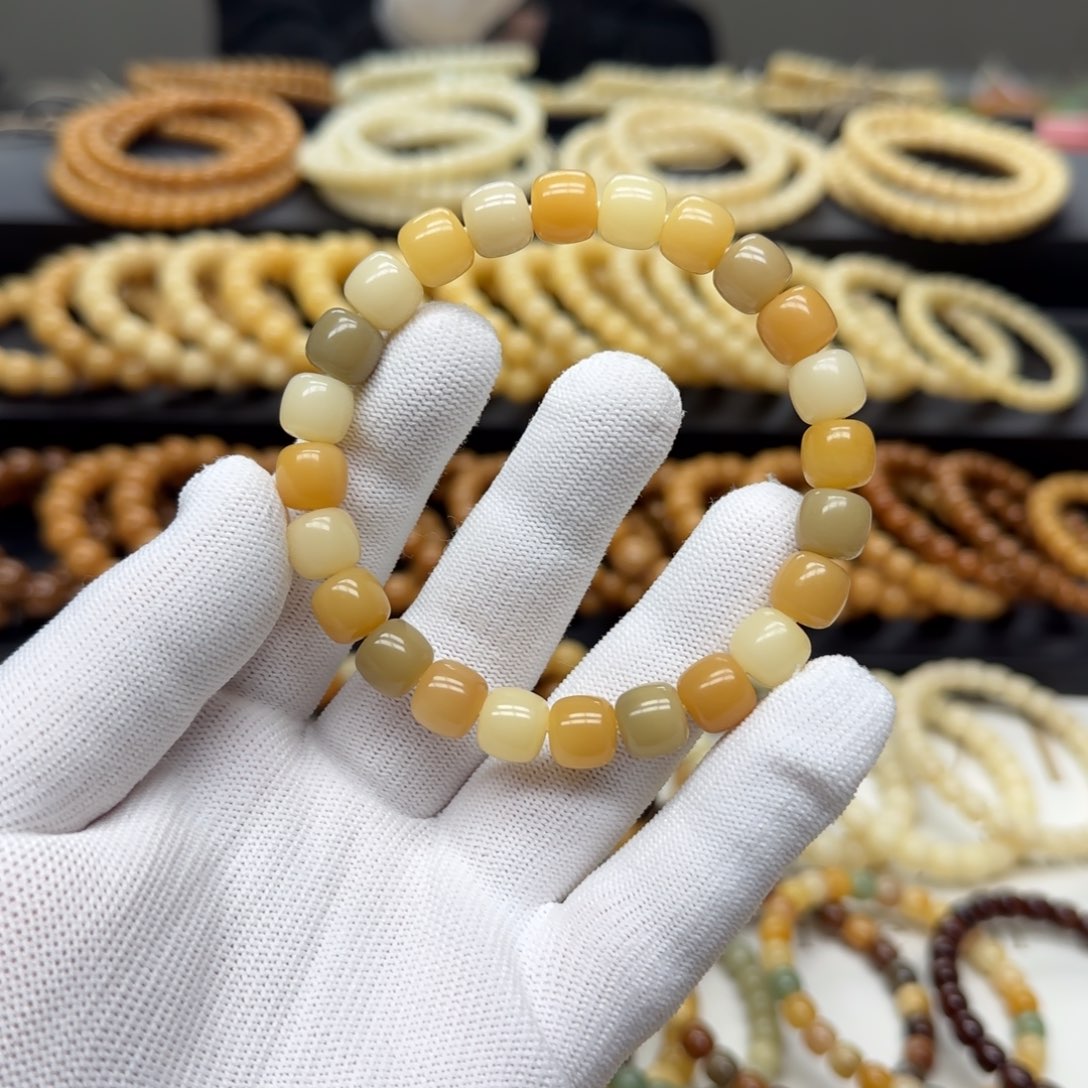 菩提根/象牙果手串9×10 5年 鬼工