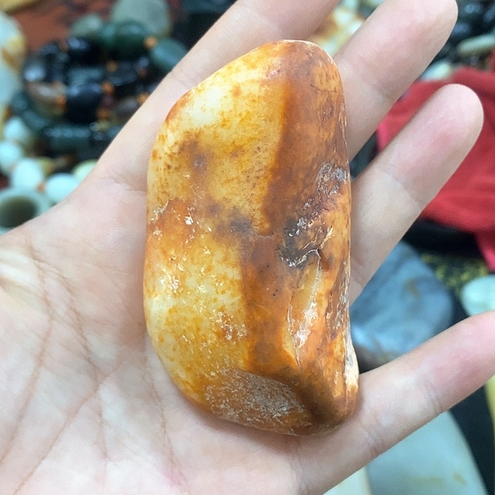 手链未镶嵌和田玉（糖玉）