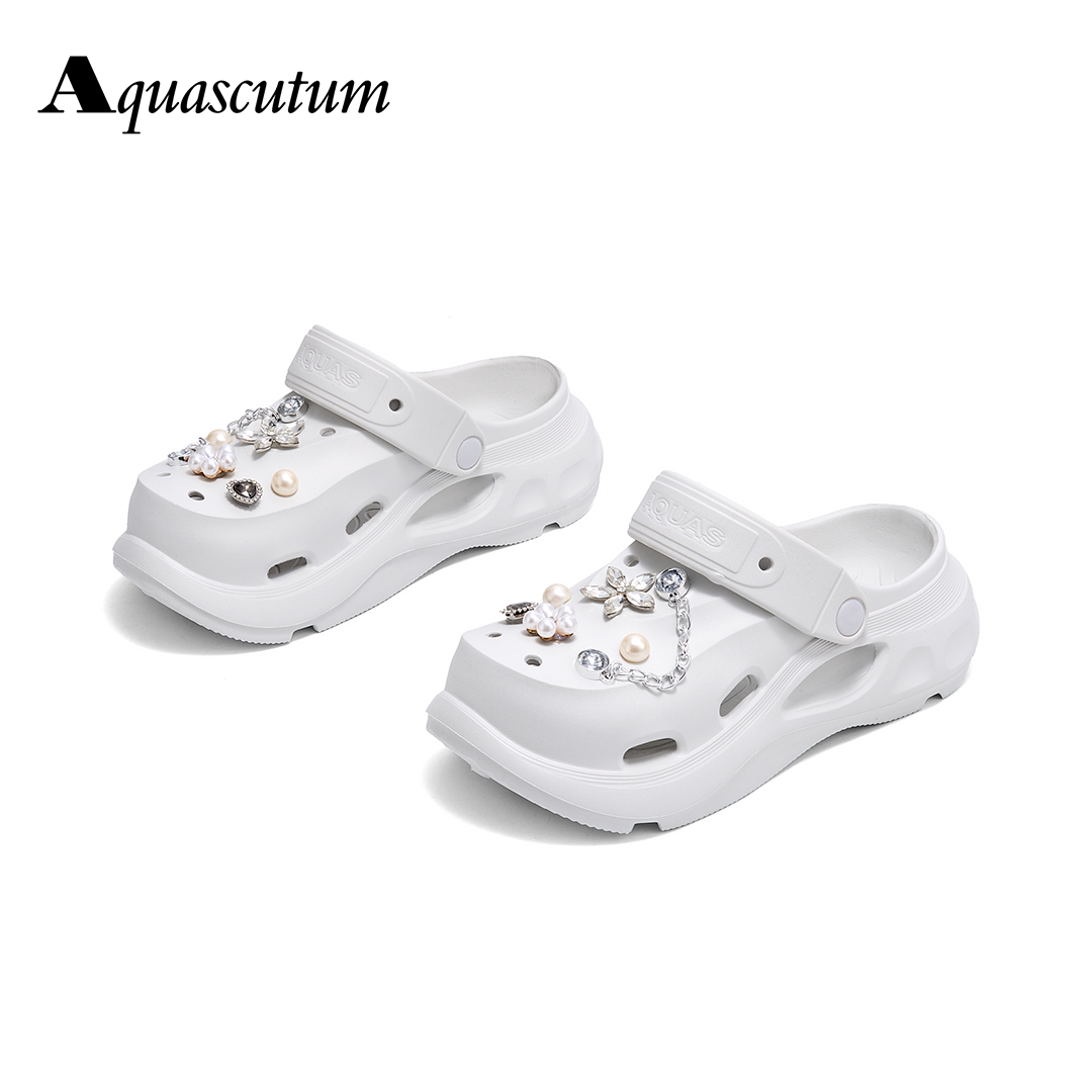 【潮汐 】雅格狮丹休闲洞洞鞋厚底时尚凉鞋沙滩鞋AS0252514