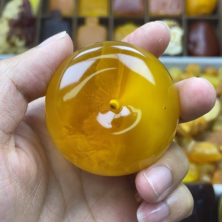 定制琥珀未镶嵌一***_扣子