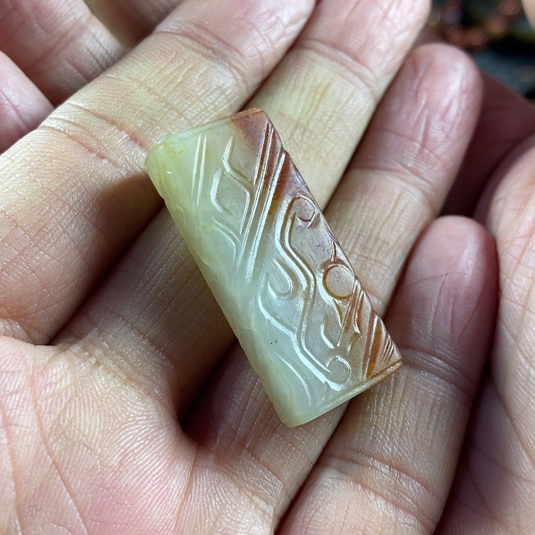 和田玉（糖玉）挂件未镶嵌