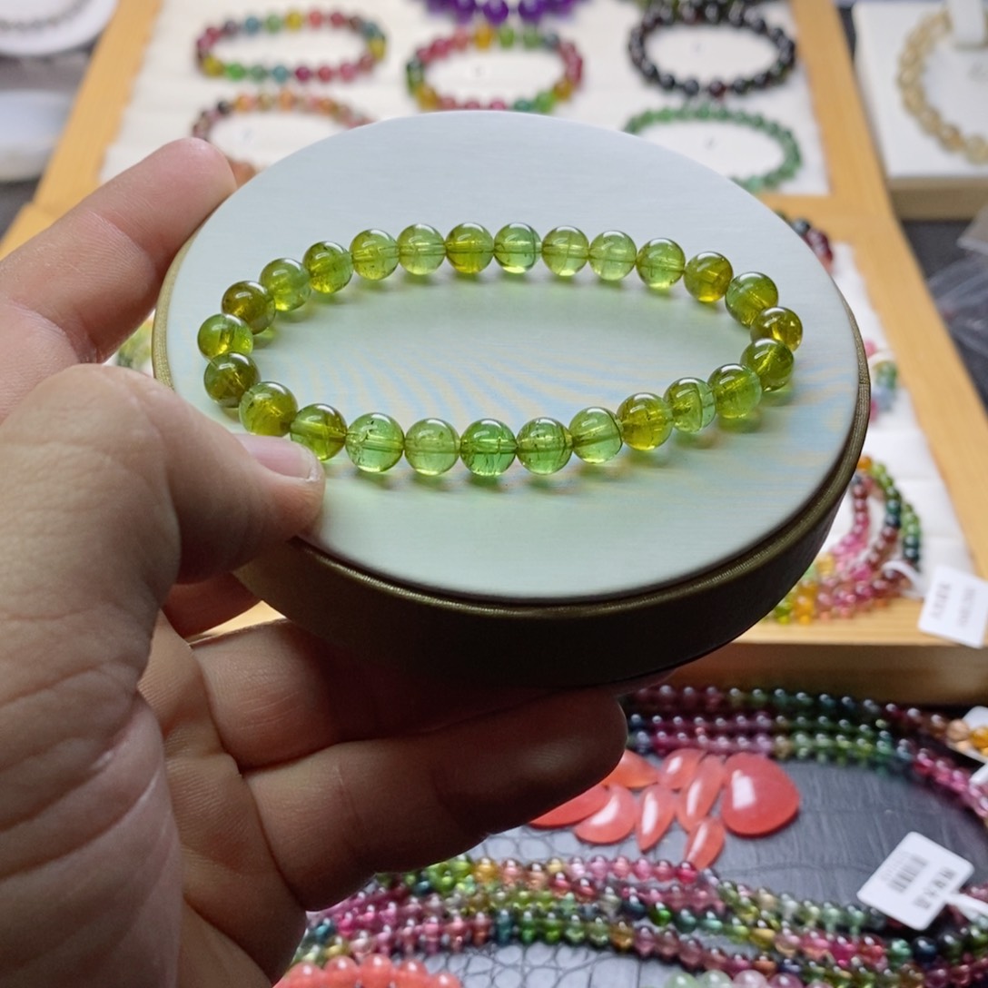 碧玺碧玺手链未镶嵌