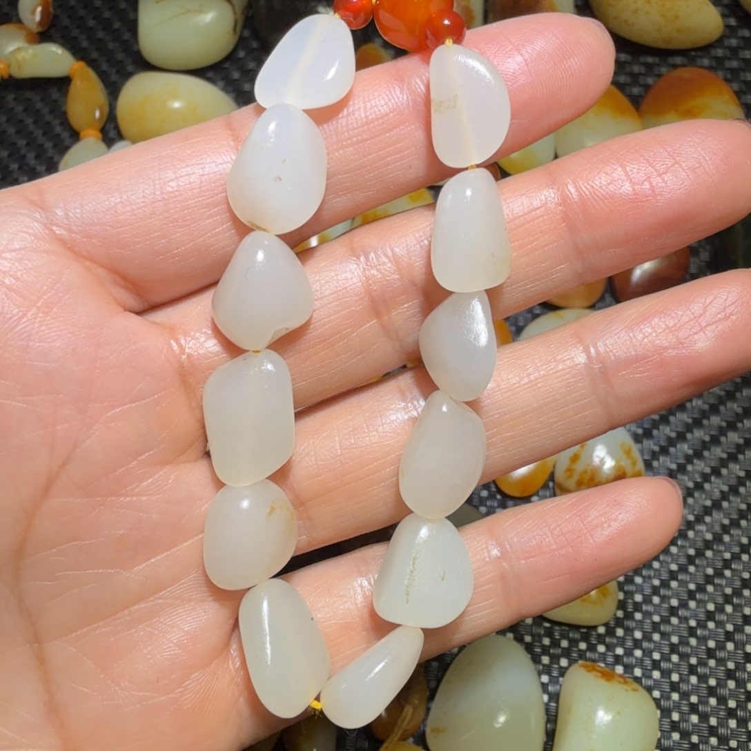 和田玉（糖玉）手链未镶嵌