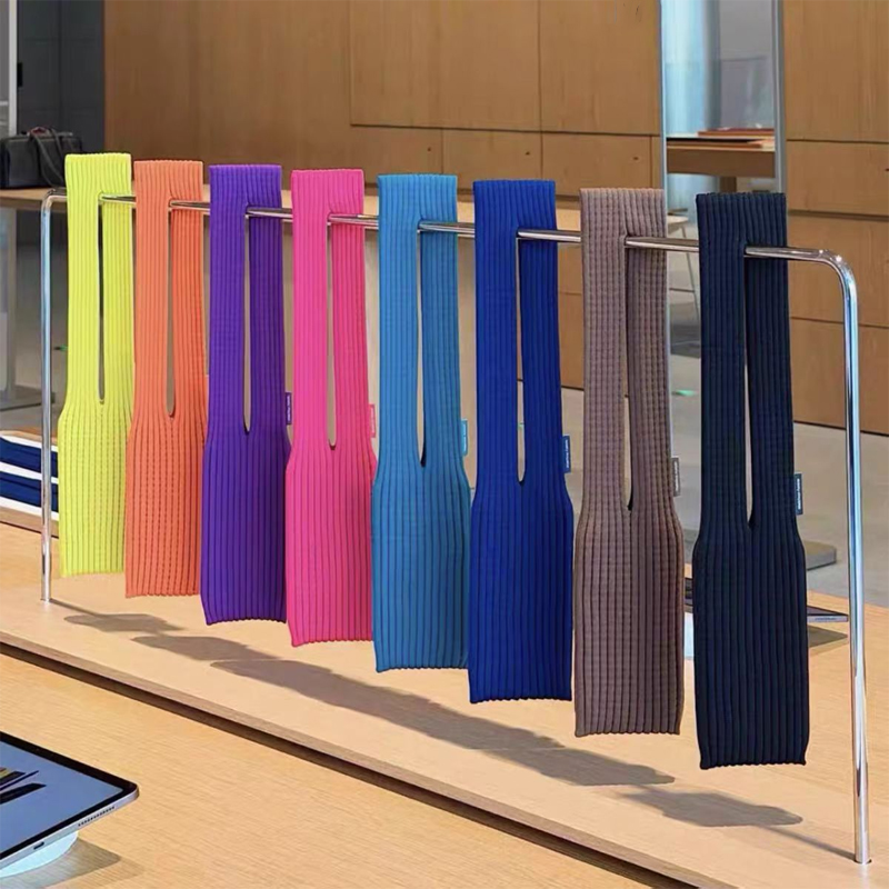 首饰袋 短款针织手机袋新款个性设计潮流时尚多功能斜挎收纳包AAA