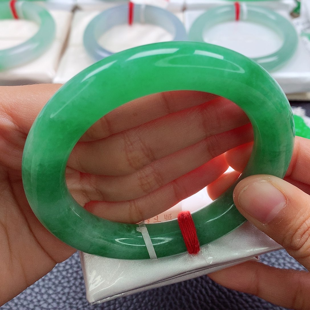 翡翠手镯未镶嵌56 57 58