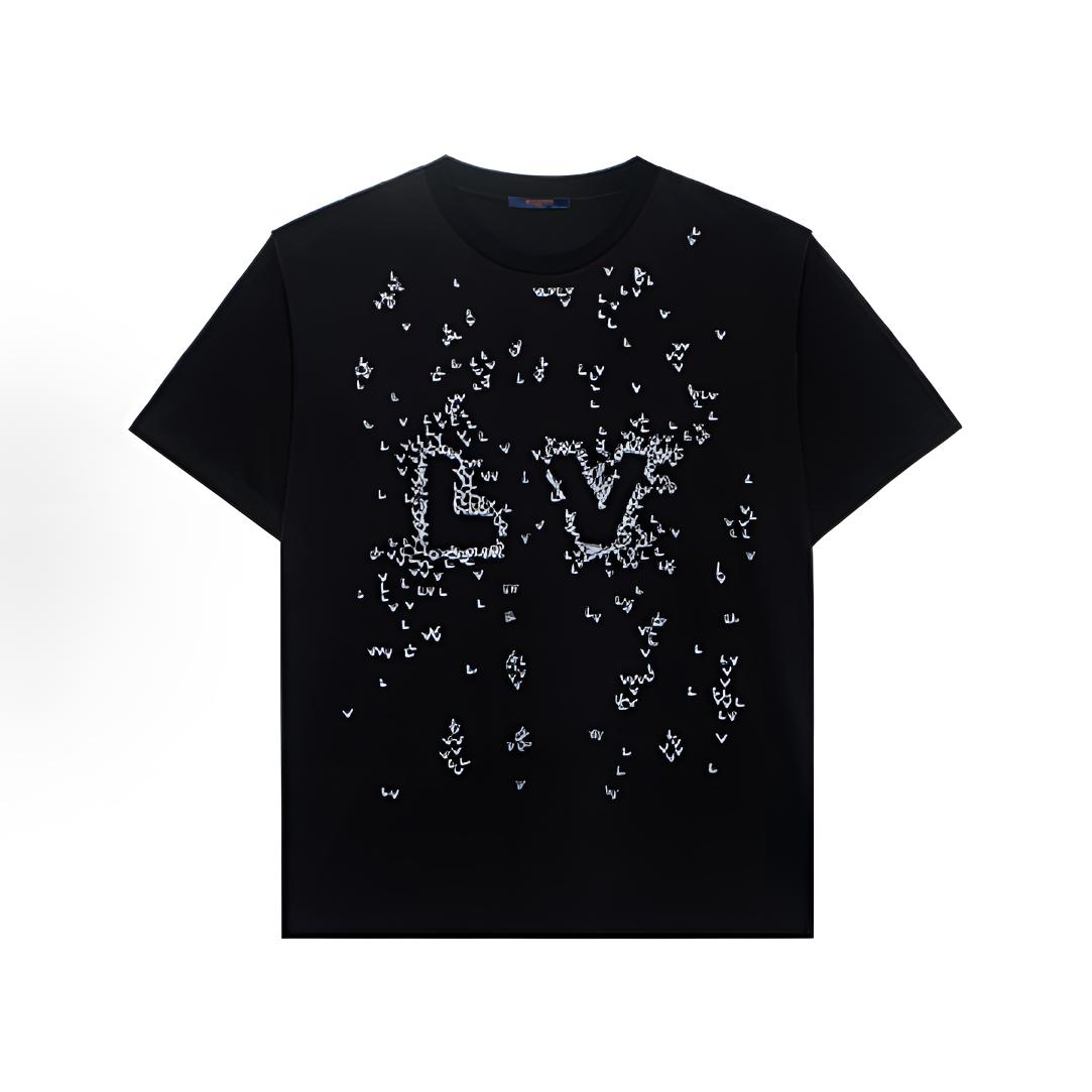 未使用 LouisVuitton/路易威登 飞机刺绣logo短袖