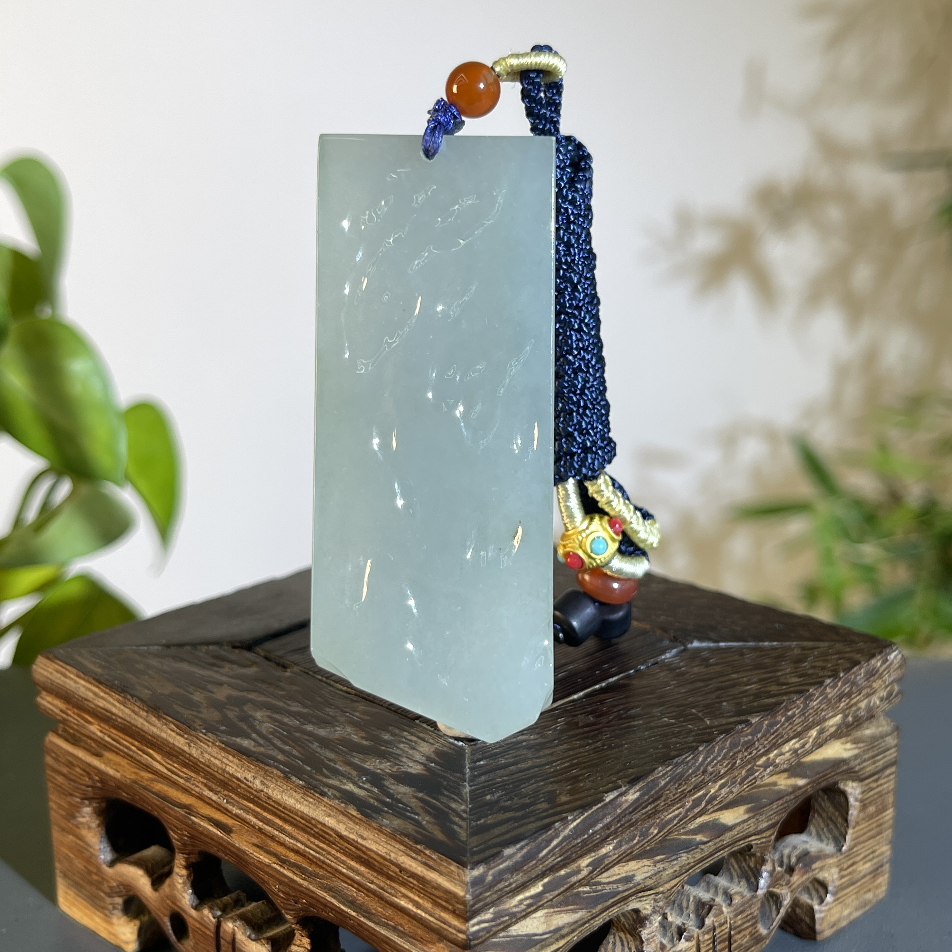 JTW22-33  精品天然翡翠A货原石吊坠