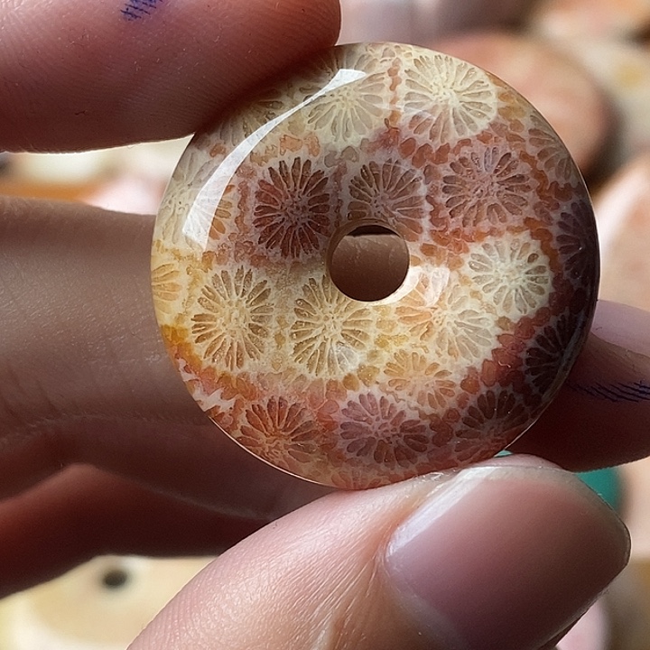 冯***宝硅化玉未镶嵌颈饰