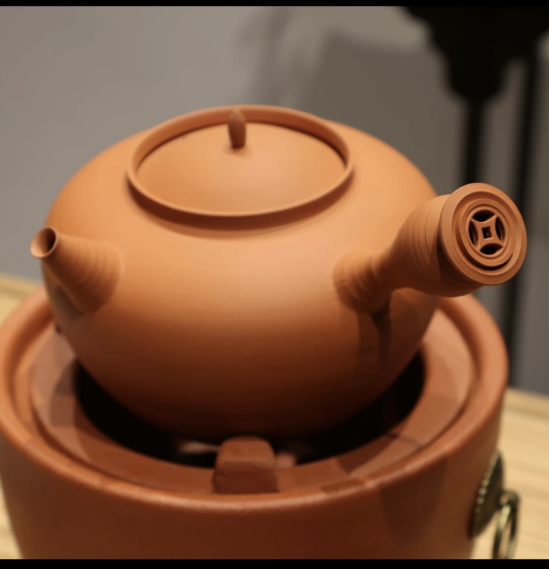 经典铜钱把鸡蛋黄全手工超薄胎砂铫壶煮水壶玉书煨功夫茶跳盖卡盖