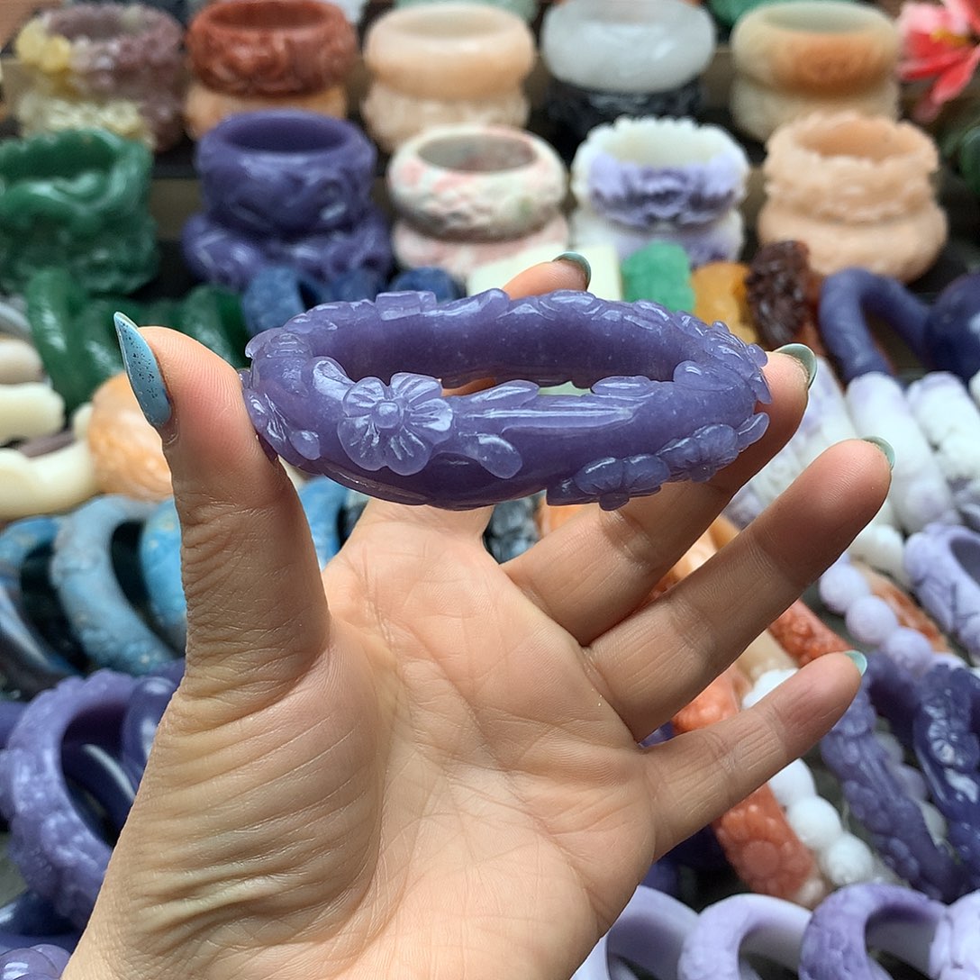 毛衣链未镶嵌石英质玉安