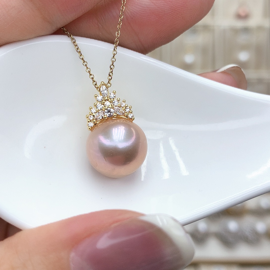 淡水珍珠合金颈饰