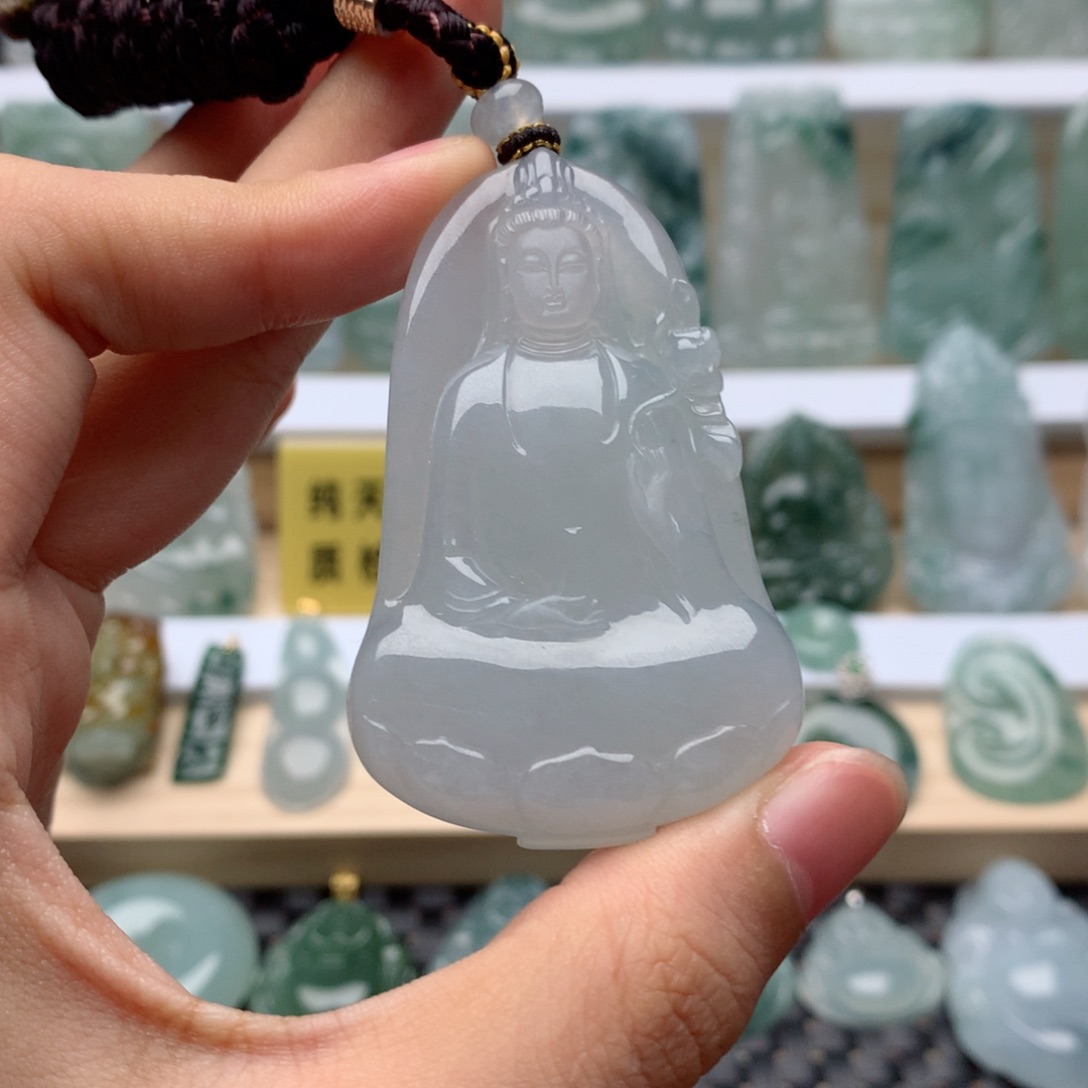 T***、翡翠未镶嵌吊坠(不含链)素衣