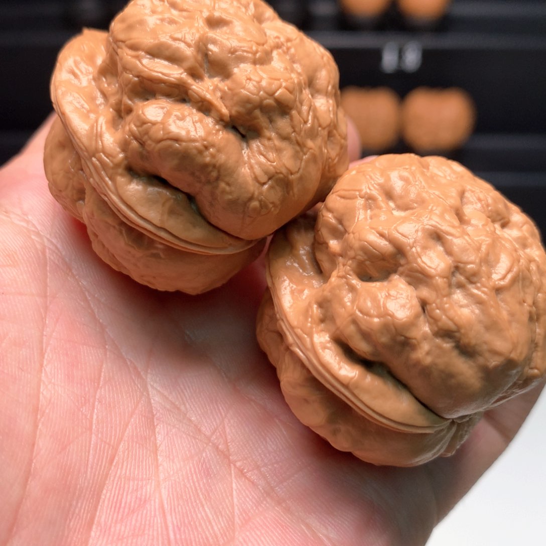 把件文玩核桃浮**鹤金蟾疙瘩包