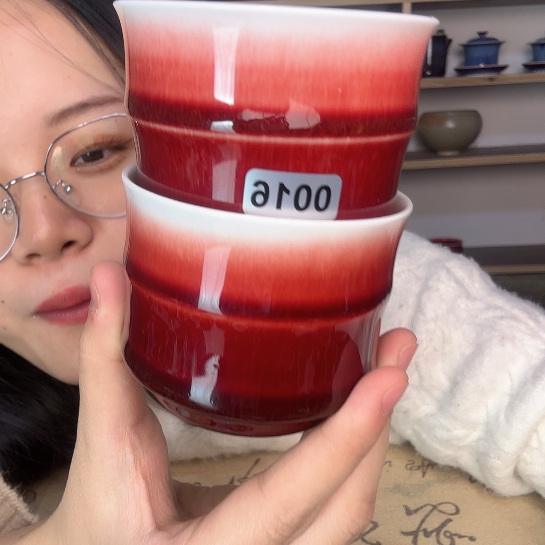 碗景德镇郎红陶瓷