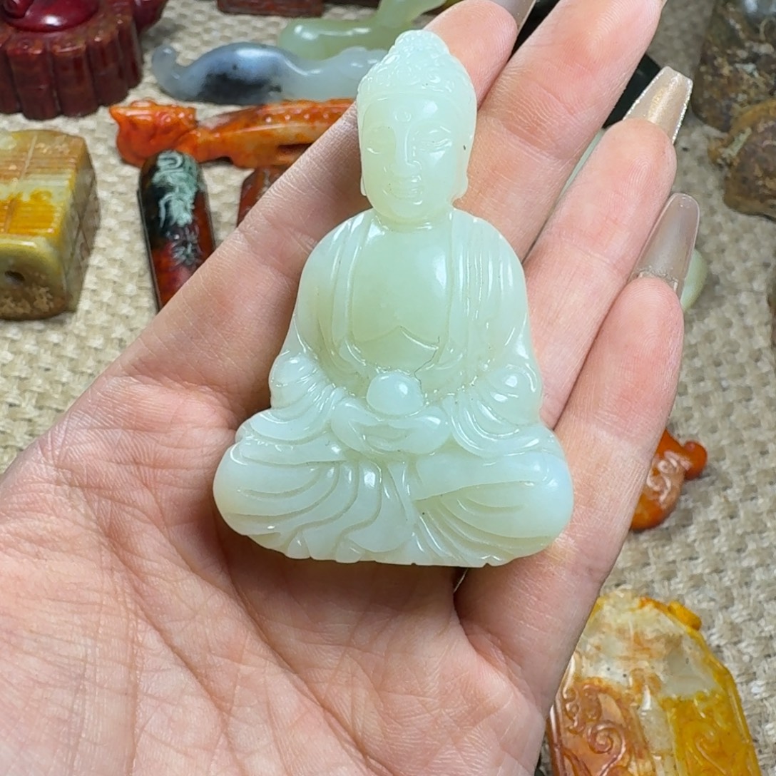 吊坠白玉菩提挂件