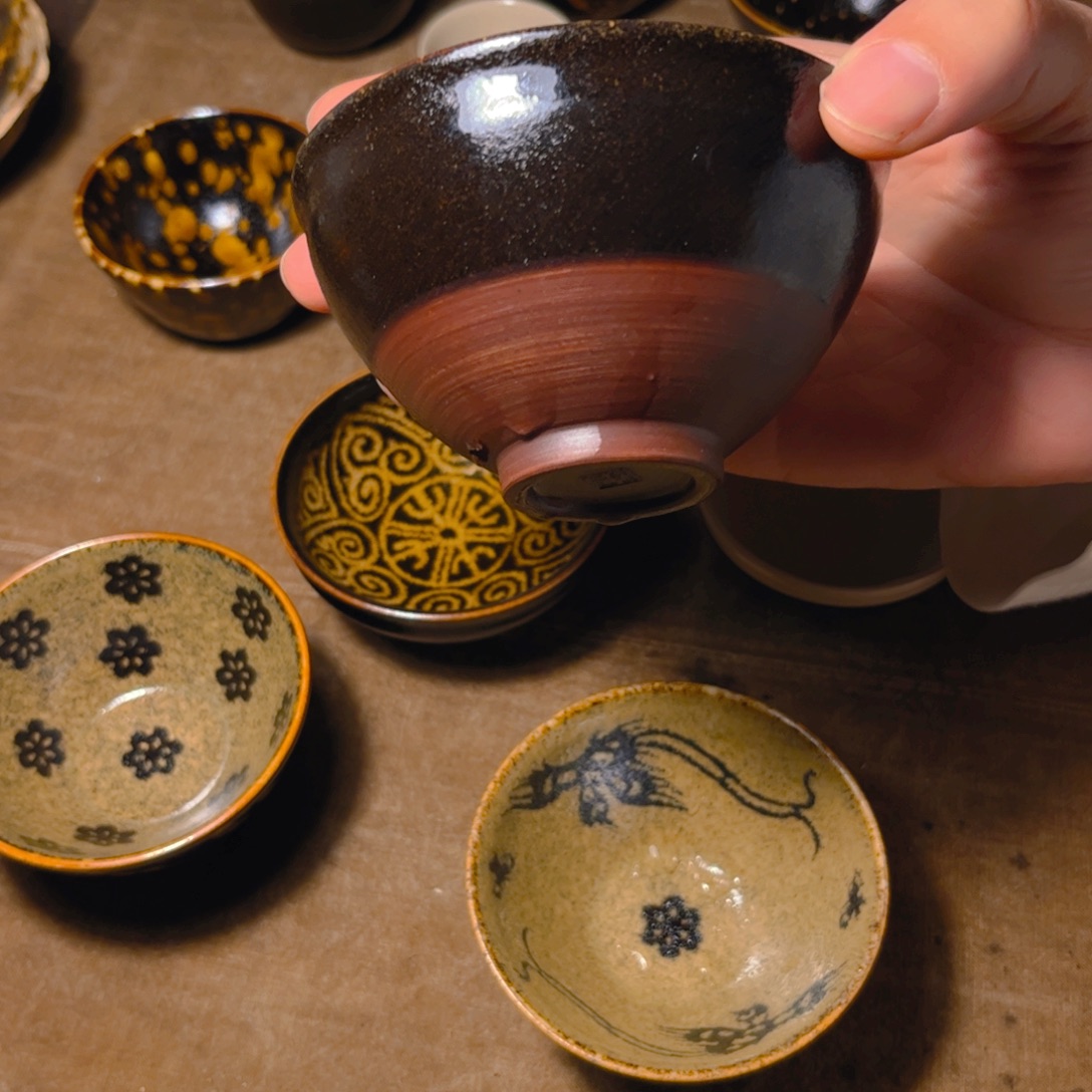 寂***桐茶盏吉州窑柴窑福利杯