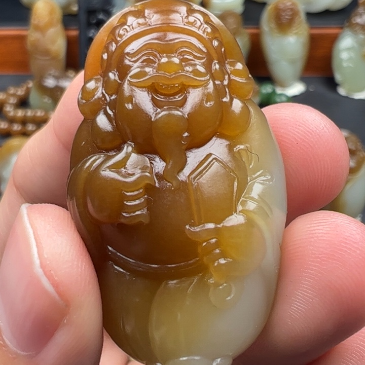 和田玉（糖玉）颈饰未镶嵌任*材