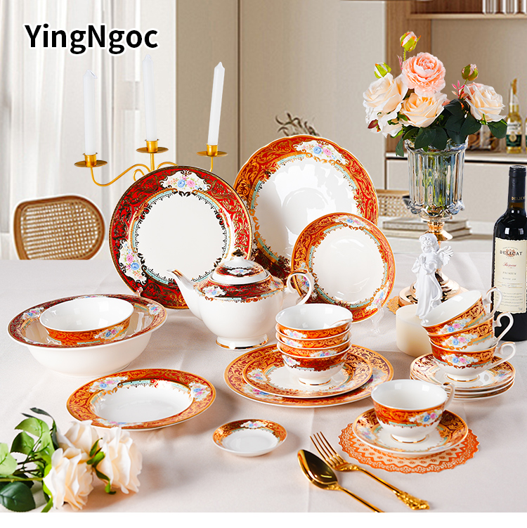 德跃浮雕金餐具/YingNgocDIY（直播）