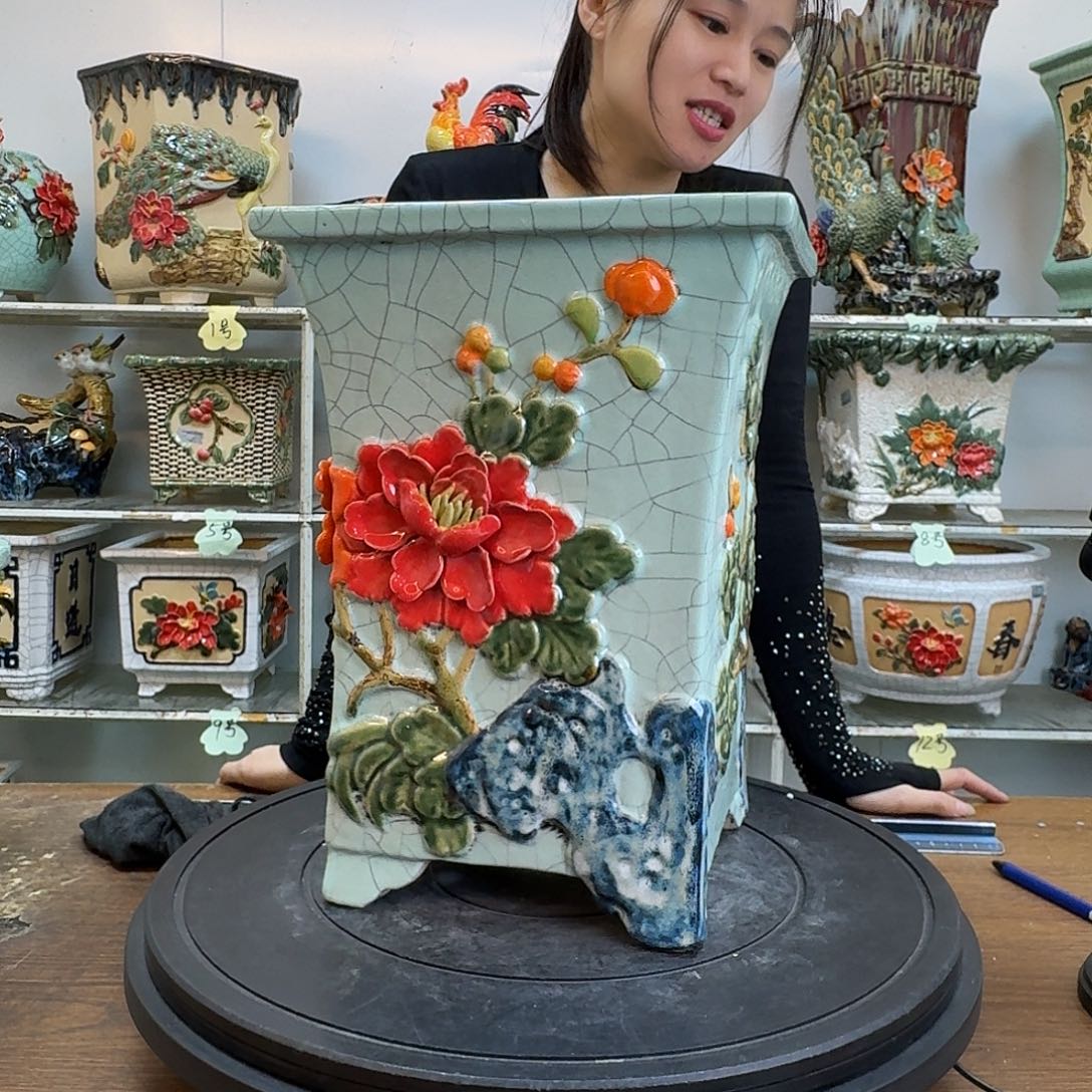 刁***主四方盆内径18深度28