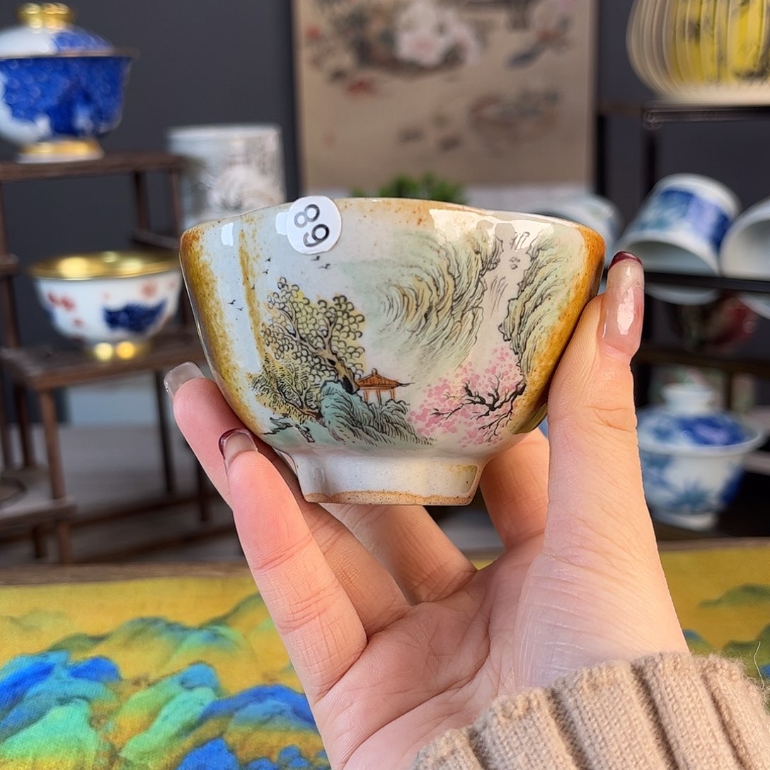 杯景德镇陶瓷茶杯多人 