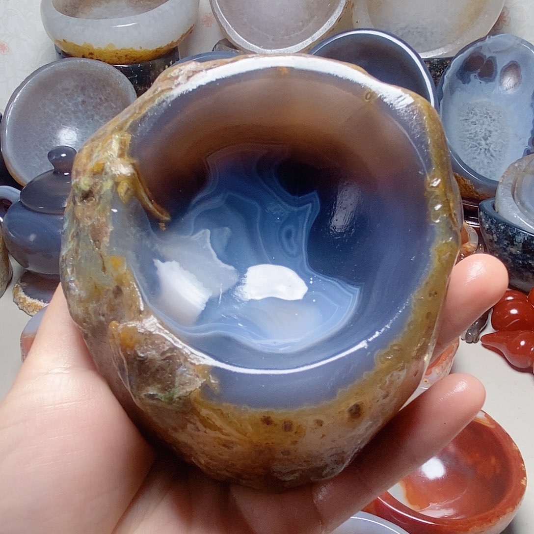 用***3玛瑙/玉髓未镶嵌，