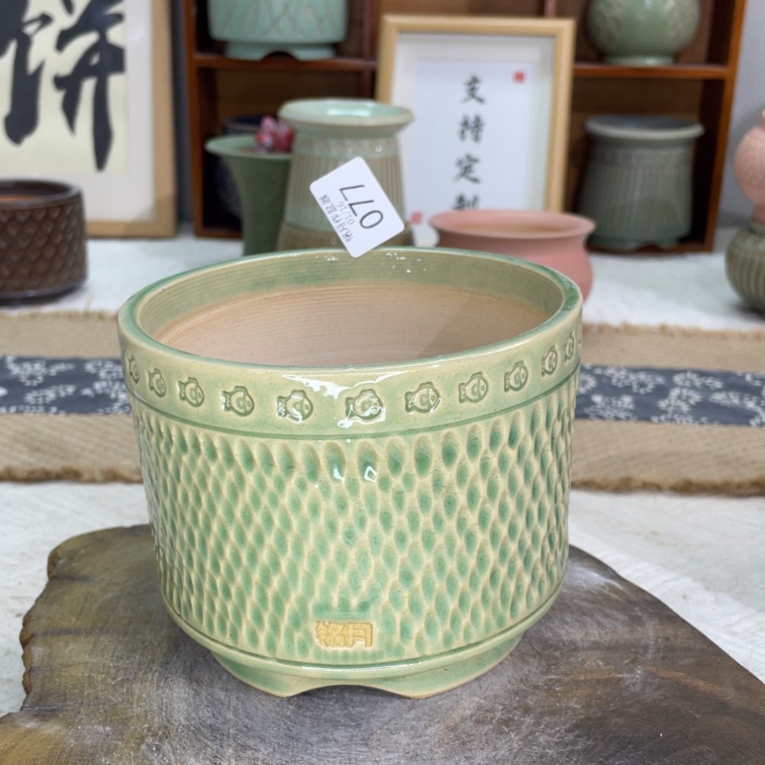 花卉陶瓷 077 内口11.5 cm