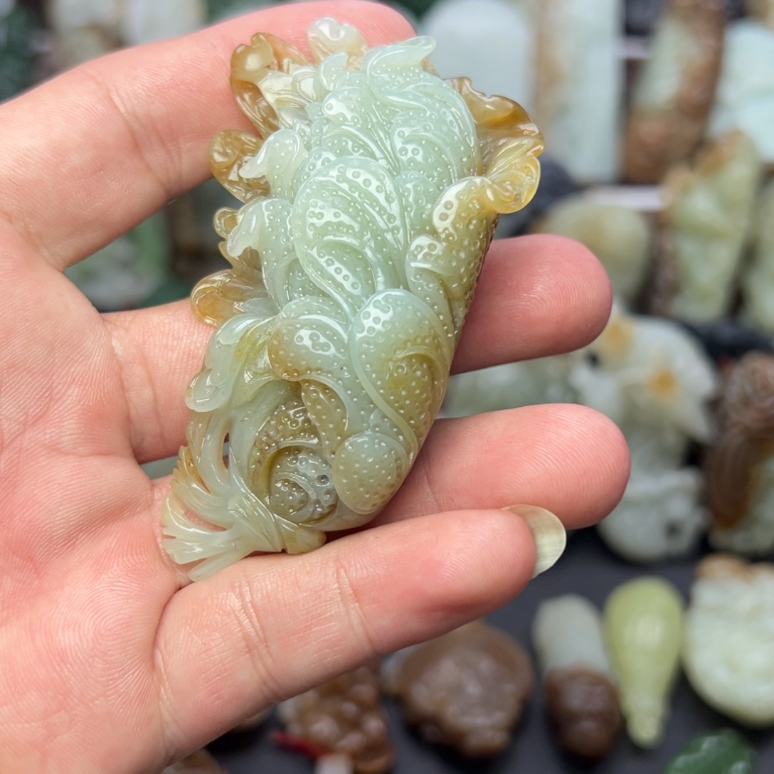 和田玉未镶嵌摆件