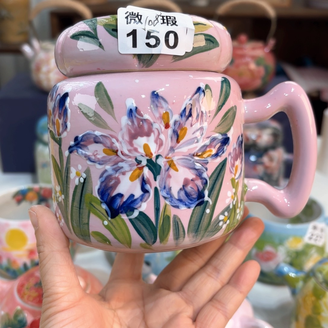 景德镇手绘高温釉下彩陶瓷茶具