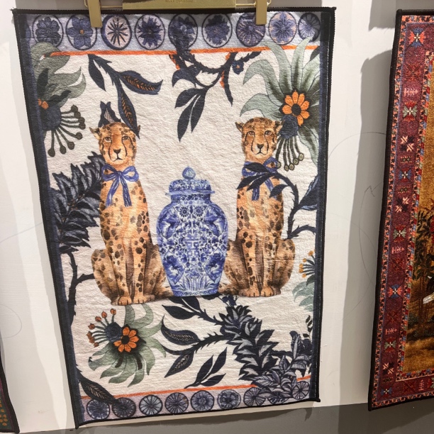 赤橙冰蓝｜复古美式法式地毯2-3