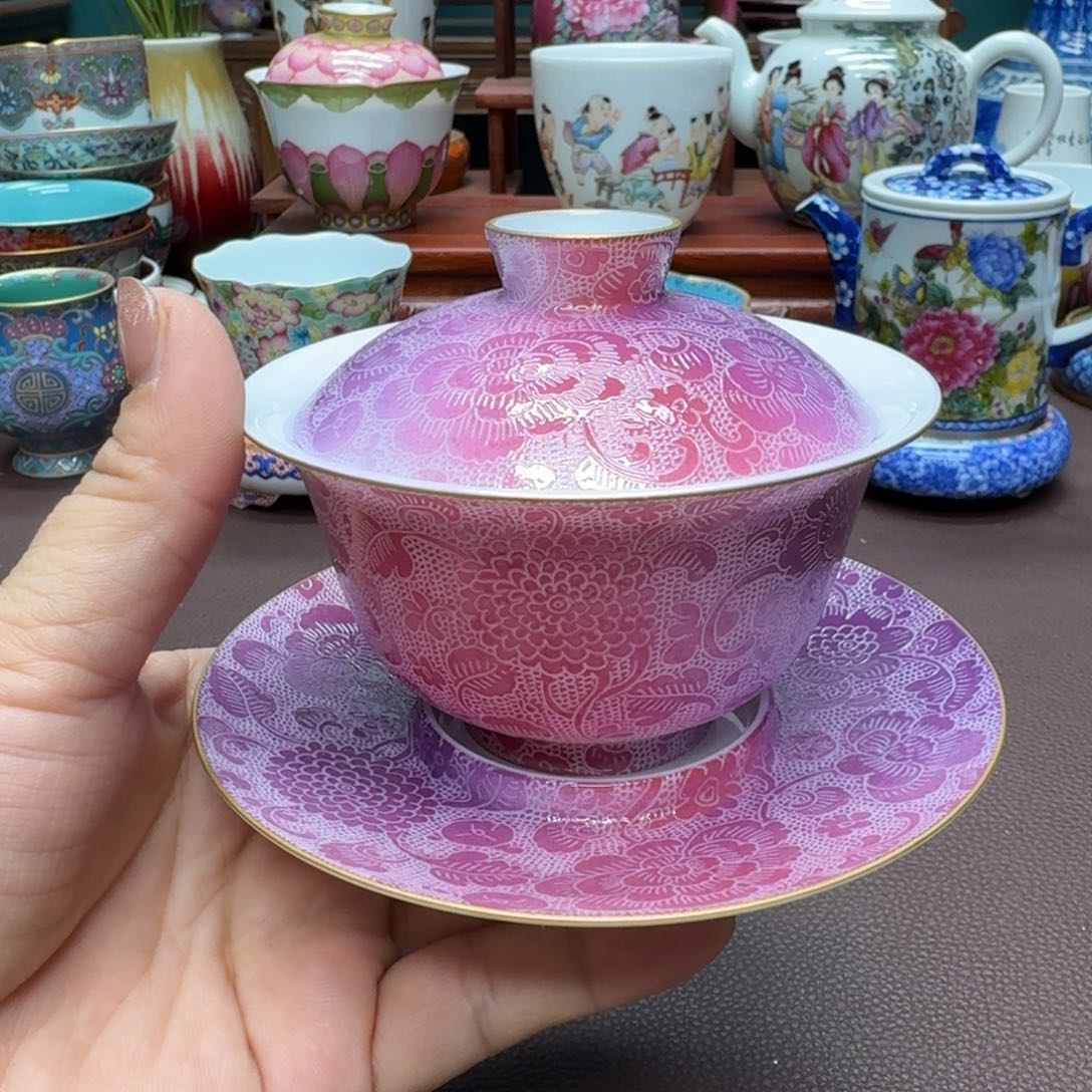 瓷片景德镇仿古手工制作精品展示